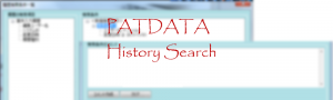 PATDATA History Search