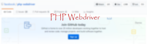 PHP Facebook/Webdriver